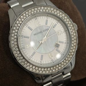 Michael Kors MK Silver Womens Lady Watch